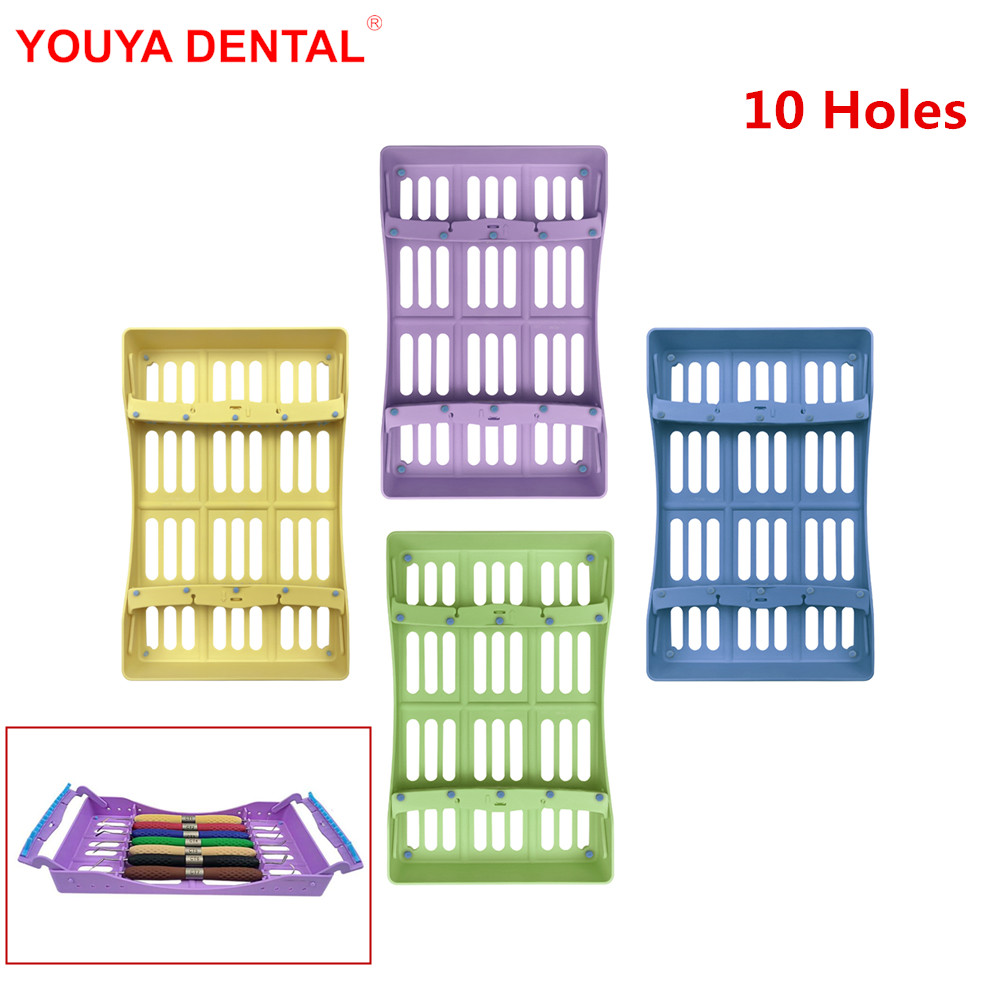 Teeth Whitening Gel For Trays - 10 Holes Plastic Dental Sterilization Box