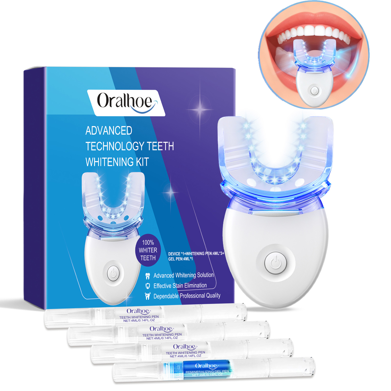 Teeth Whitening Zoom - Professional Teeth Whitening LED Light Kit