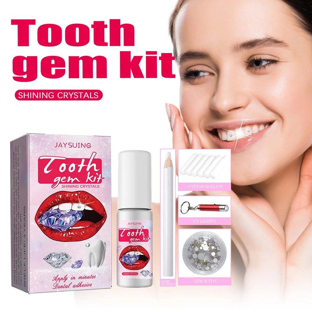Teeth Whitening Zoom - DIY Tooth Gems Kit with Crystals