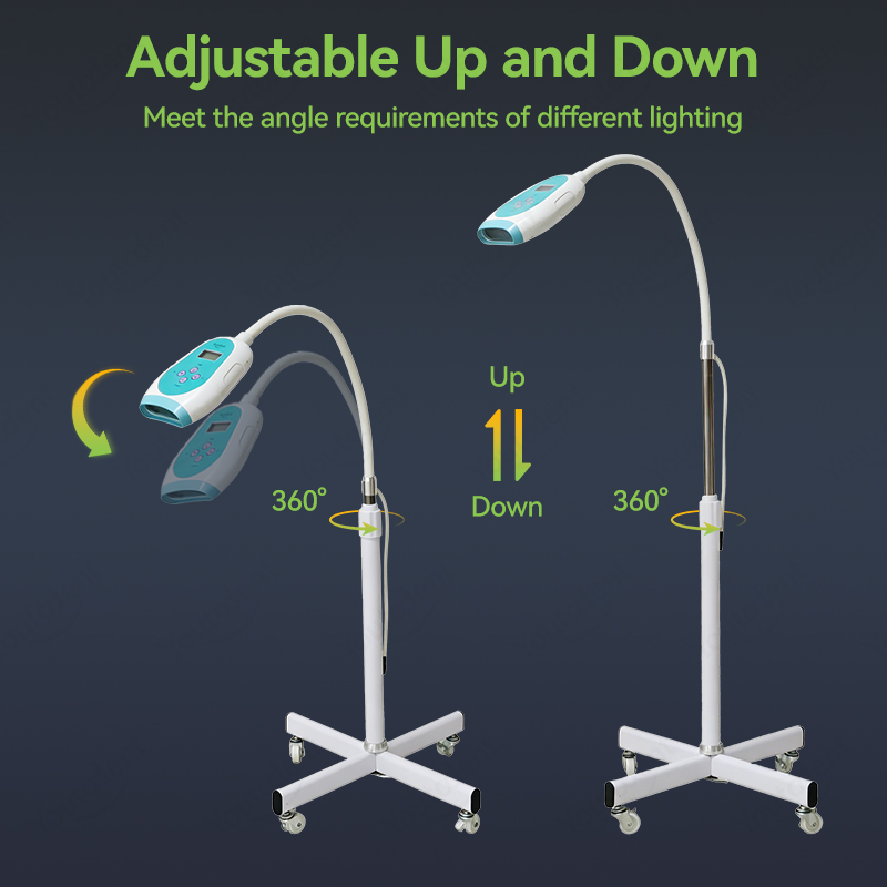 50W Dental Touch Screen 3 Colo - đánh giá và giá Teeth Whitening With Led Light