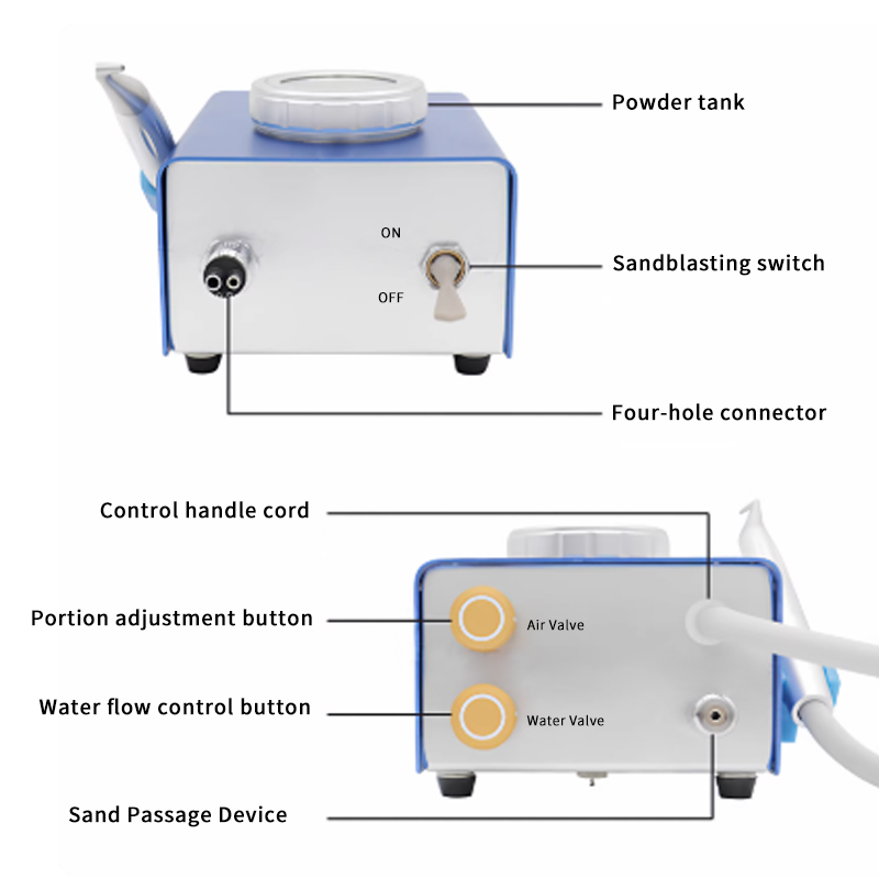 Dental Teeth Sandblasting Mach - đánh giá và giá Teeth Whitening Device