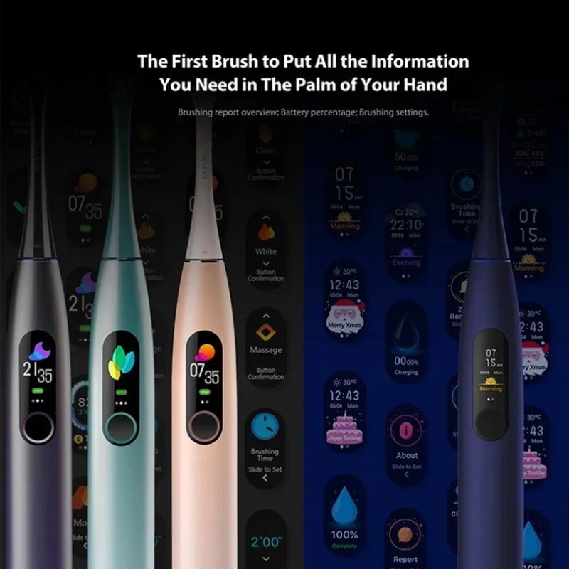 Oclean X Pro Sonic Electric To - đánh giá và giá Teeth Whitening Toothbrush