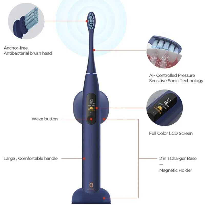 Oclean X Pro Sonic Electric To - đánh giá và giá Teeth Whitening Toothbrush