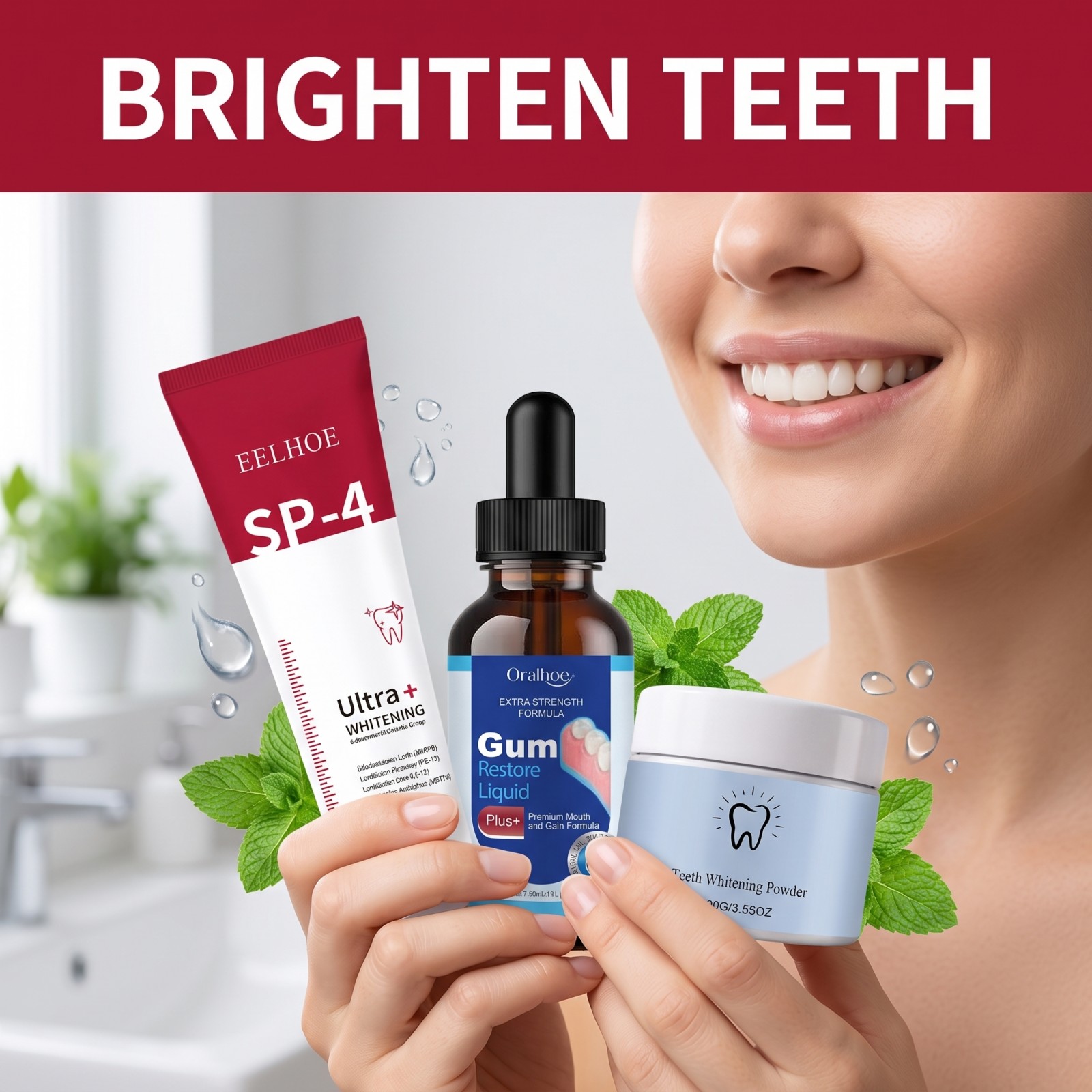 Oral Care Combo Set Whitening  - đánh giá và giá Teeth Whitening Street