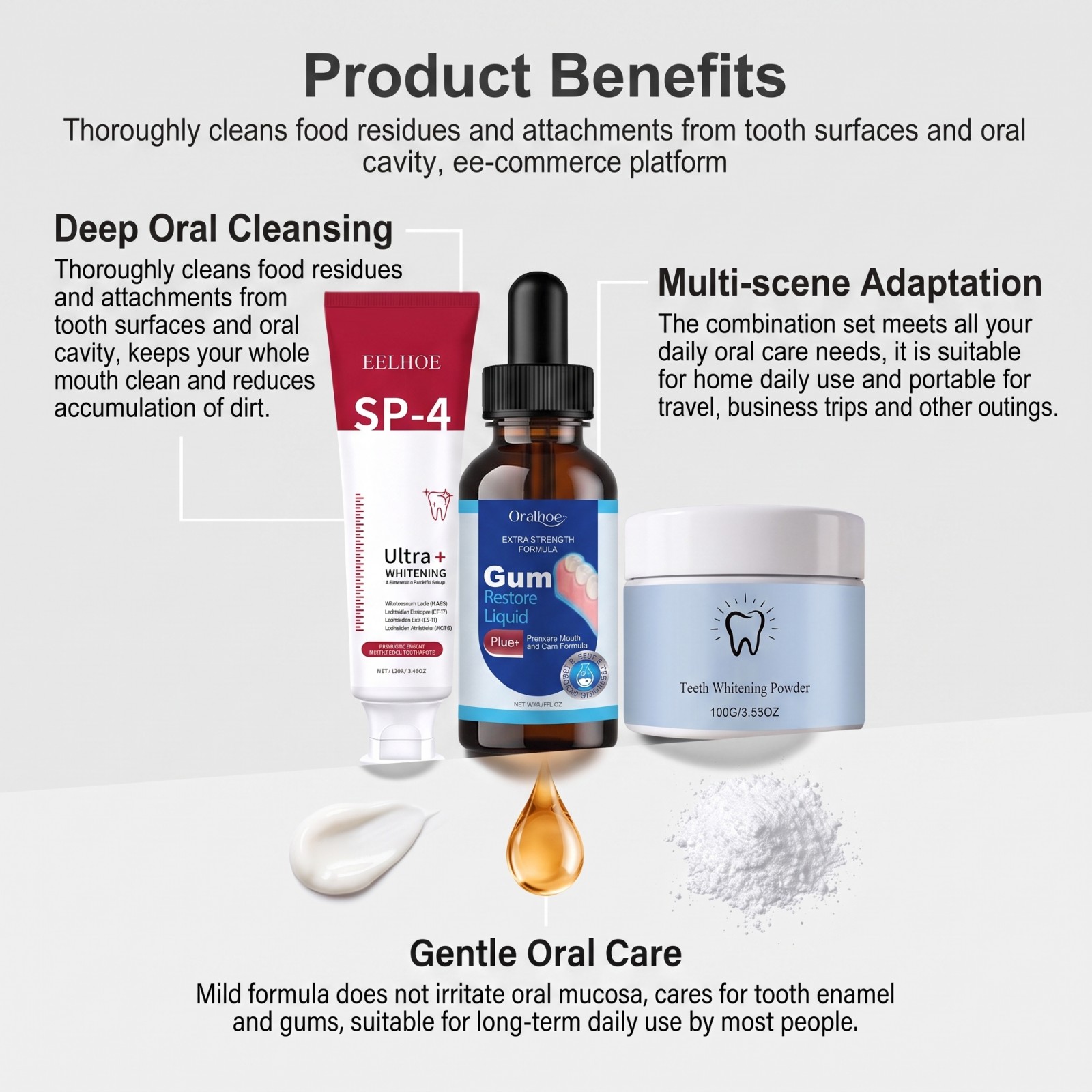 Oral Care Combo Set Whitening  - đánh giá và giá Teeth Whitening Street
