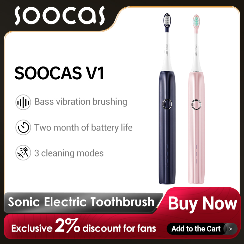 SOOCAS Sonic Electric Toothbru - đánh giá và giá Teeth Whitening Toothbrush