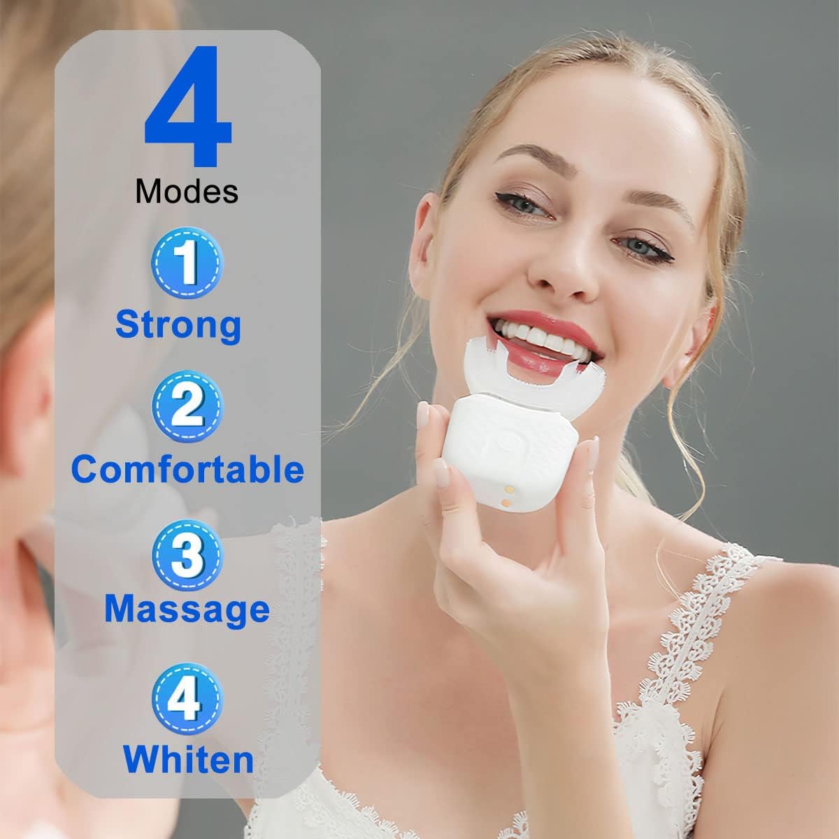 Dental Care U shape electric t - đánh giá và giá Teeth Whitening Toothbrush