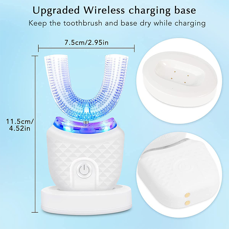 Dental Care U shape electric t - đánh giá và giá Teeth Whitening Toothbrush