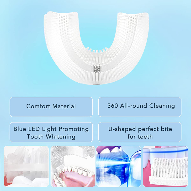 Dental Care U shape electric t - đánh giá và giá Teeth Whitening Toothbrush