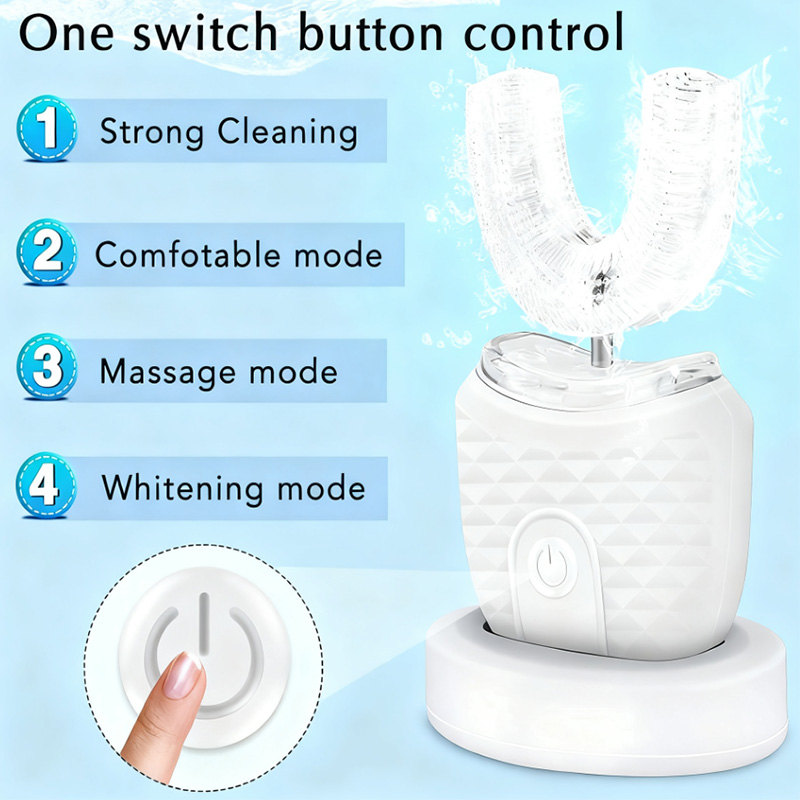 Portable U-shaped electric too - đánh giá và giá Teeth Whitening Toothbrush