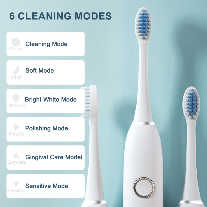 6 Modes Electric Sonic Toothbr - đánh giá và giá Teeth Whitening Toothbrush